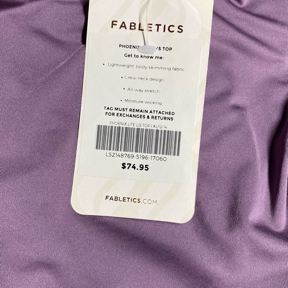 Fabletics Phoenix Lite Long-Sleeve Top XL - Picture 7 of 7